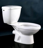 Two piece ceramic toilet bathroom appliance water closet